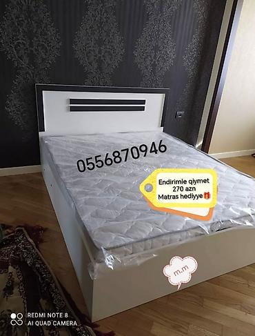 Çarpayılar: Yeni, İkinəfərlik çarpayı, Bazasız, Matras ilə, Siyirməsiz, Azərbaycan — 6