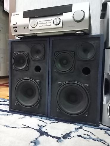 ses aparatı: Kenwood KRF-A4020 audio receiver + iki ədəd böyük akustik sistem — 4