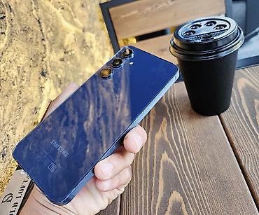 note 2: Samsung Galaxy A55 5G, Б/у, 128 ГБ, цвет - Синий, eSIM, 2 SIM, 1 SIM — 2
