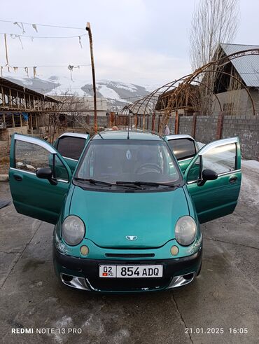 Daewoo: Daewoo Matiz: 2003 г., 0.8 л, Механика, Бензин, Хэтчбэк