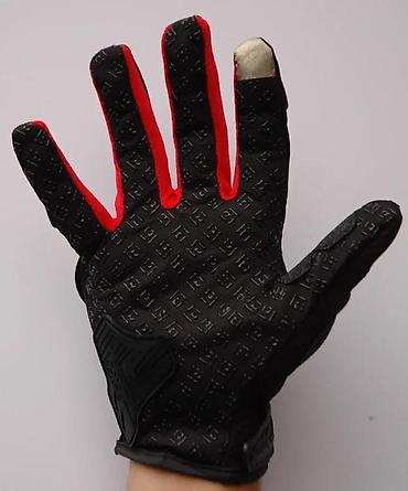 Oprema za bicikliste: Moto zaštitne rukavice – crno/crvene - Ojačani štitnici za članke od — 6