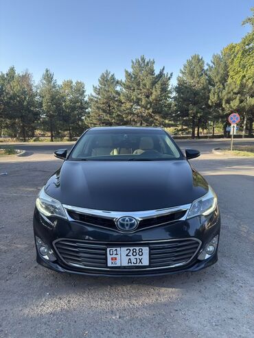 гибрид машина купить: Toyota Avalon Hybrid, черный седан бизнес‑класса. Кузов и внешний