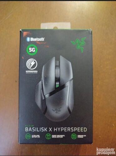 antalone m: Gaming miševi i tastature. Razer Basilisk X Hyperspeed 40e Razer