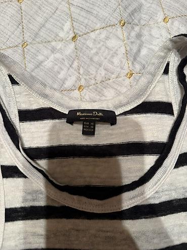 massımo: Massimo Dutti qadın maykası - Model: Zolaqlı racerback (arxa hissəsi — 2