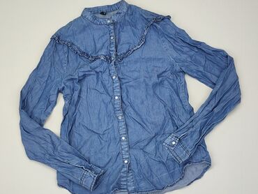 bluzki damskie eleganckie niebieska: Shirt, XS (EU 34), condition - Good