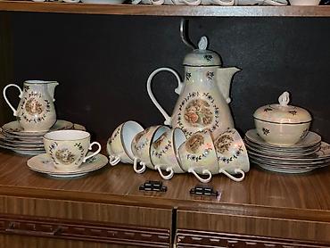 Ev və bağ: Çay dəsti, rəng - Ağ, Farfor — 2