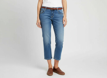spodnie damskie jeans 7 8: Lindex, Spodnie 3/4 damskie, rozmiar M