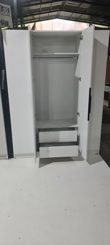 Шифоньеры: Шифоньер, Новый, Прямой, цвет - Белый, ЛДСП — 12