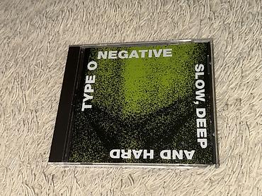 CD, DVD диски: Type O Negative - Slow, Deep and Hard оригинальный диск из евросоюза — 1