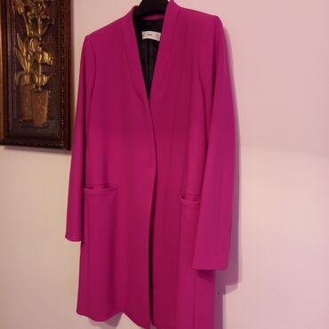 розовый пиджак: Mango, M (EU 38), цвет - Розовый