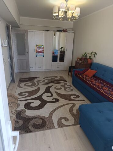 тоголок молдо фрунзе: 1 комната, 40 м², Элитка, 6 этаж, Евроремонт