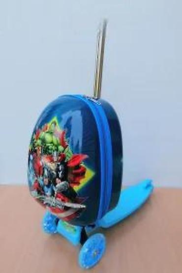 Trotineti, skejtbordovi i hoverbordovi: Dečiji trotinet sa integrisanim koferom, idealan za putovanja ili — 14