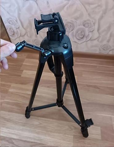 tripod telefon tutucu: Foto/video üçün təkayaqlı başlı üçayaq (tripod) - Material: yüngül — 5