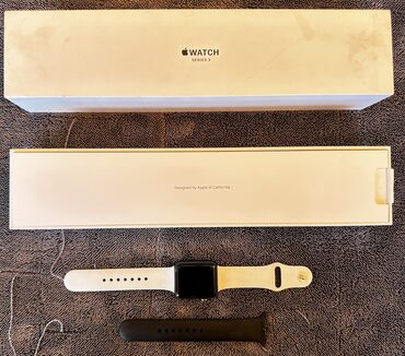 apple watch в бишкеке: Продаю Apple Watch 3 series 42mm НА ЗАПЧАСТИ комплектность на фото