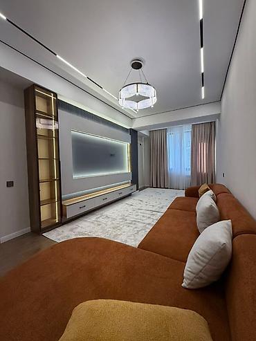продаю квартиру кут парк: 2 комнаты, 59 м², Асанбай мкр Элитка, 7 этаж, Дизайнерский ремонт — 1