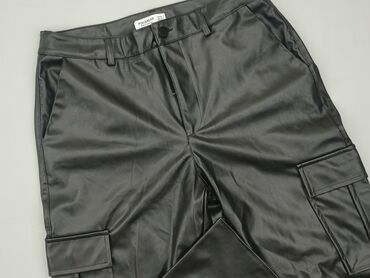 bluzki damskie xl wyprzedaż: Material trousers, Pull and Bear, XL (EU 42), condition - Very good