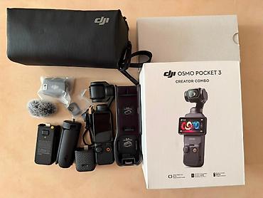 DJI Osmo Pocket 3 – Creator Combo dəsti Çox az istifadə edilib lalafo.az -da DJI Osmo Pocket 3 – Creator Combo dəsti Çox az istifadə edilib