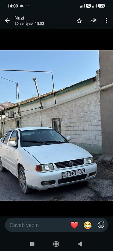 Volkswagen: Volkswagen Polo Classic – ağ rəng, sedan kuzov. Xüsusiyyətlər: - 4 — 1