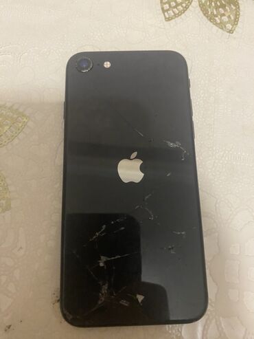 Розетки: IPhone SE 2020, Черный, Отпечаток пальца