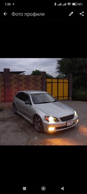 Toyota: Toyota Altezza: 2003 г., 2 л, Автомат, Бензин, Универсал