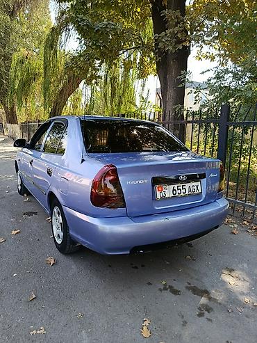 араба ош: Hyundai Accent: 2005 г., 1.5 л, Механика, Бензин, Седан — 3