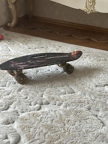Skeytbordlar: Skateboard – “POWER AND SPEED” dizaynlı - Kompakt penny-board tipli — 2