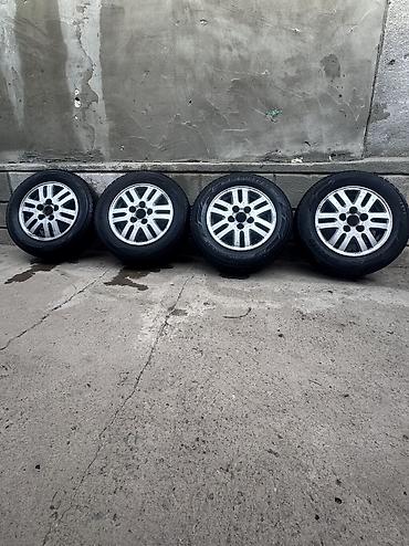 авто сиденья бу бишкек: Дөңгөлөктөр монтажда 195 / 65 / R 15, Кыш, Колдонулган, Комплект, Куйма, тешиктери - 5 — 1