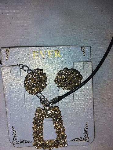 Bijuteriya dəstləri: Bijuteriya dəsti – müxtəlif aksesuarlar - Turkuaz rəngli baş bəzəyi — 7