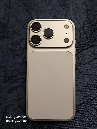 irşad infinix note 30 pro: IPhone 17 Pro, 256 GB, Natural Titanium, Simsiz şarj — 1