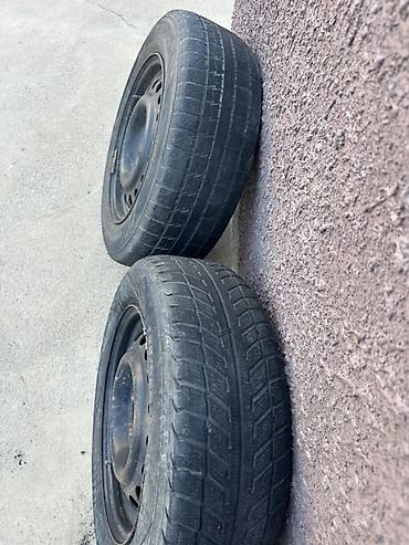 155 13: Продаётся комплект из 2 автомобильных колёс в сборе: стальные — 2