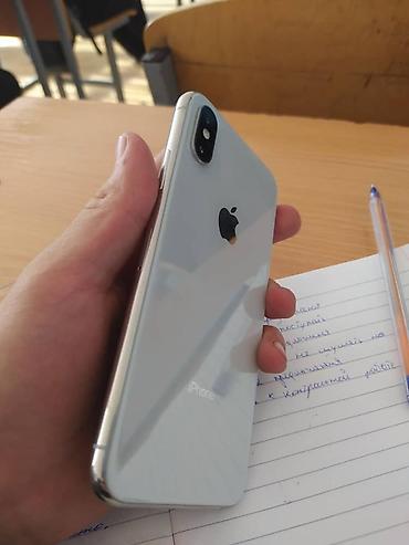 телефон бишкек самсунг: IPhone X, цвет Silver (серебристый) - Корпус: стекло спереди и сзади — 1