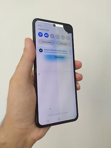 Samsung Galaxy Z Flip 3, 256 ГБ, цвет - Черный, Отпечаток пальца — 2