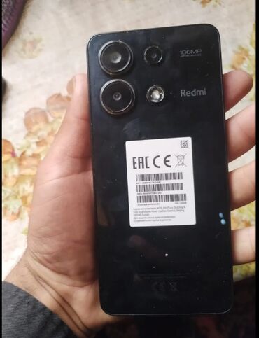 Kompüter, noutbuk və planşetlər: Redmi Note 13, 256 GB, rəng - Qara, Barmaq izi