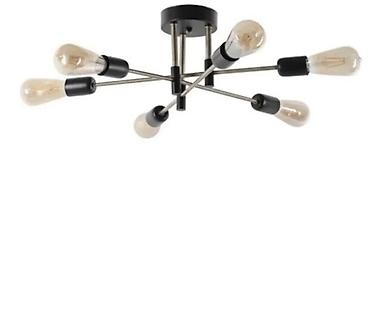 lüstür altı: Çılçıraq, 6 lampa, Metal — 1