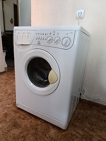 id 6: Продаю стиральную машину в рабочем состоянии Индезит 5кг. 6000 сом — 1