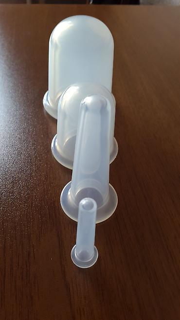 vaka: Vakuum silikon bankalar. 2 dene kiçik ölçülü olanları kosmetikdir. 4 — 9