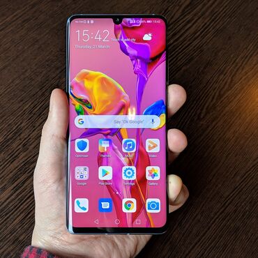 смартфоны honor: Huawei P30 Pro, Б/у, 256 ГБ, цвет - Черный, 2 SIM