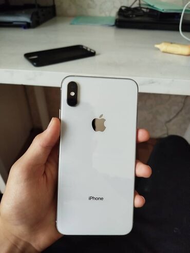 бу айфон xs: IPhone Xs Max, Б/у, 256 ГБ, Белый, Защитное стекло, Чехол, 78 %