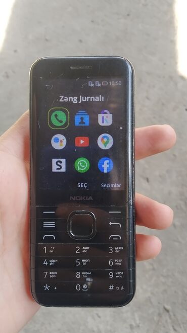 telefon vertu: Nokia 8000 4G, 4 GB, rəng - Qara, Düyməli, İki sim kartlı