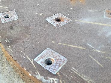 pecenjara za prasice na plin: Tocilo 560x40mm, rupa 50mm, za bocno brusenje sa rupama za — 5