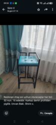 напольная вешалка баку: Restoran chay evi uchun oturacaqlar her biri 50 Azn. 18 ededdir