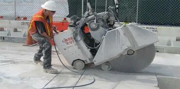 Beton işləri: Sökinti işleri dağıntı işleri kesinti deşinti beton deşme kesme