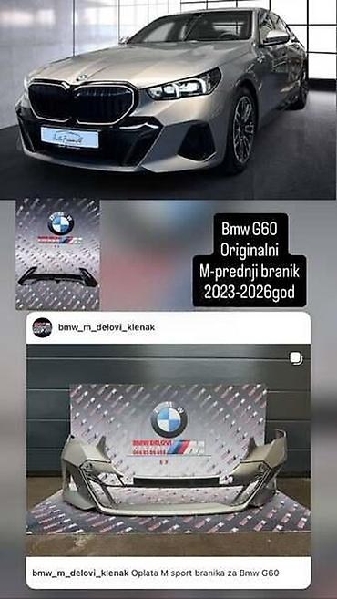 y5 2016: M PREDNJI BRANIK G60 ZA BMW 518, 520, 520 GT . OD 2023. DO 2026 — 1