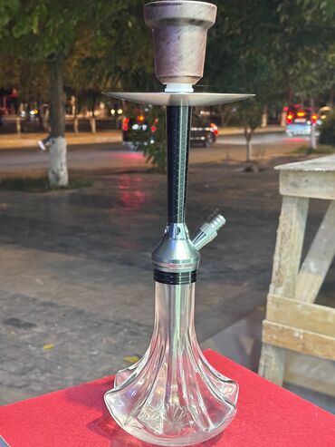 rezin çəkələklər: Qəlyan✅ çasqa ile hündürlüyü 45sm şüşə qəlyan✅ bol tüstü effekti ✅