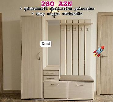 agaclar: Dəhliz üçün çoxfunksiyalı mebel dəsti - Komplekt: şkaf (asma və rəf — 1