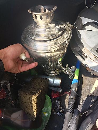simovar: İşlənmiş Od Samovar, 3 l, Ödənişli çatdırılma — 1