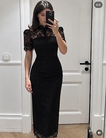 секс платье: Ажурное черное платье миди в стиле «little black dress». ✨ Продам — 2