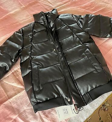 женские жынсы: Пуховик, Короткая модель, Стеганый, XL — 1