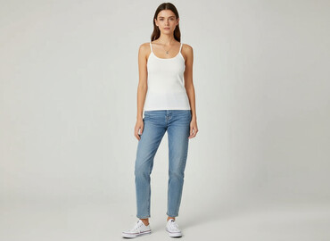 białe trampki damskie ccc: Reserved, Women`s top, size M