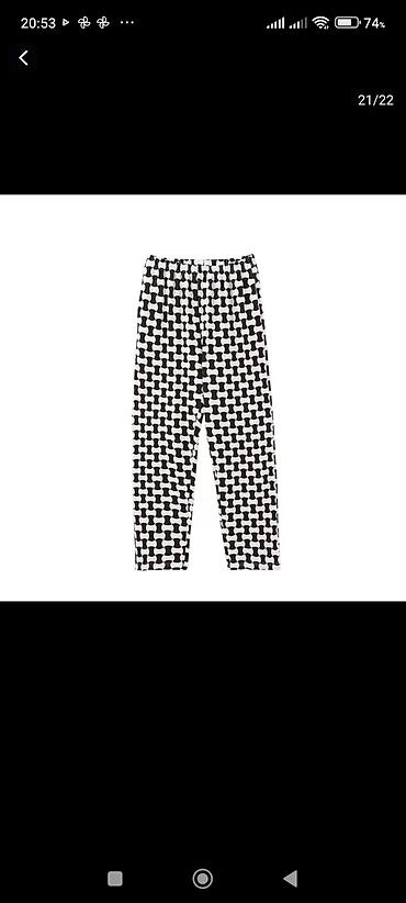 Домашняя одежда: Домашние брюки (пижамные) свободного кроя - Модели с принтами: клетка — 2